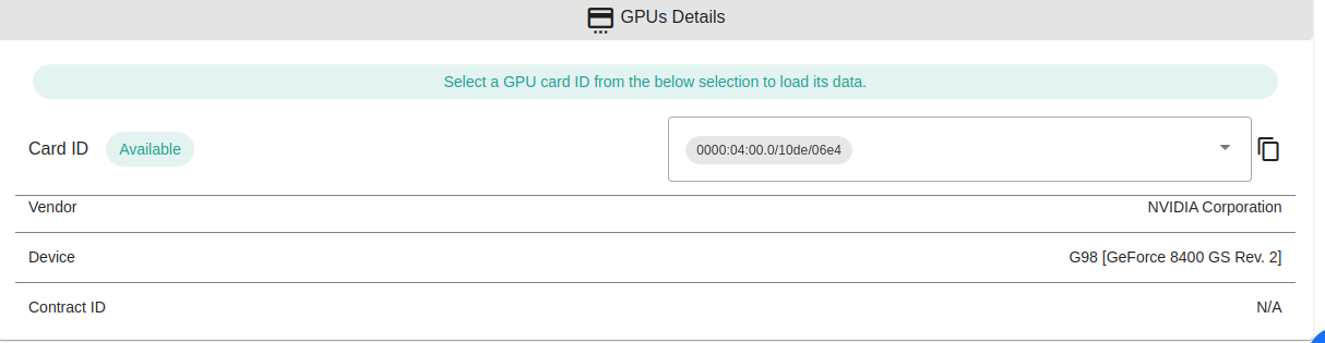 GPU details